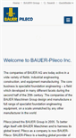 Mobile Screenshot of bauerpileco.com